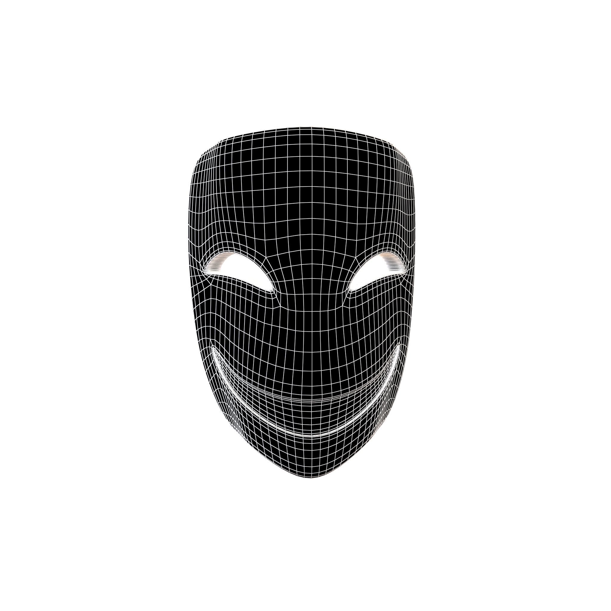 Anime Cosplay Mask v1 001 Low-poly 3D model_5