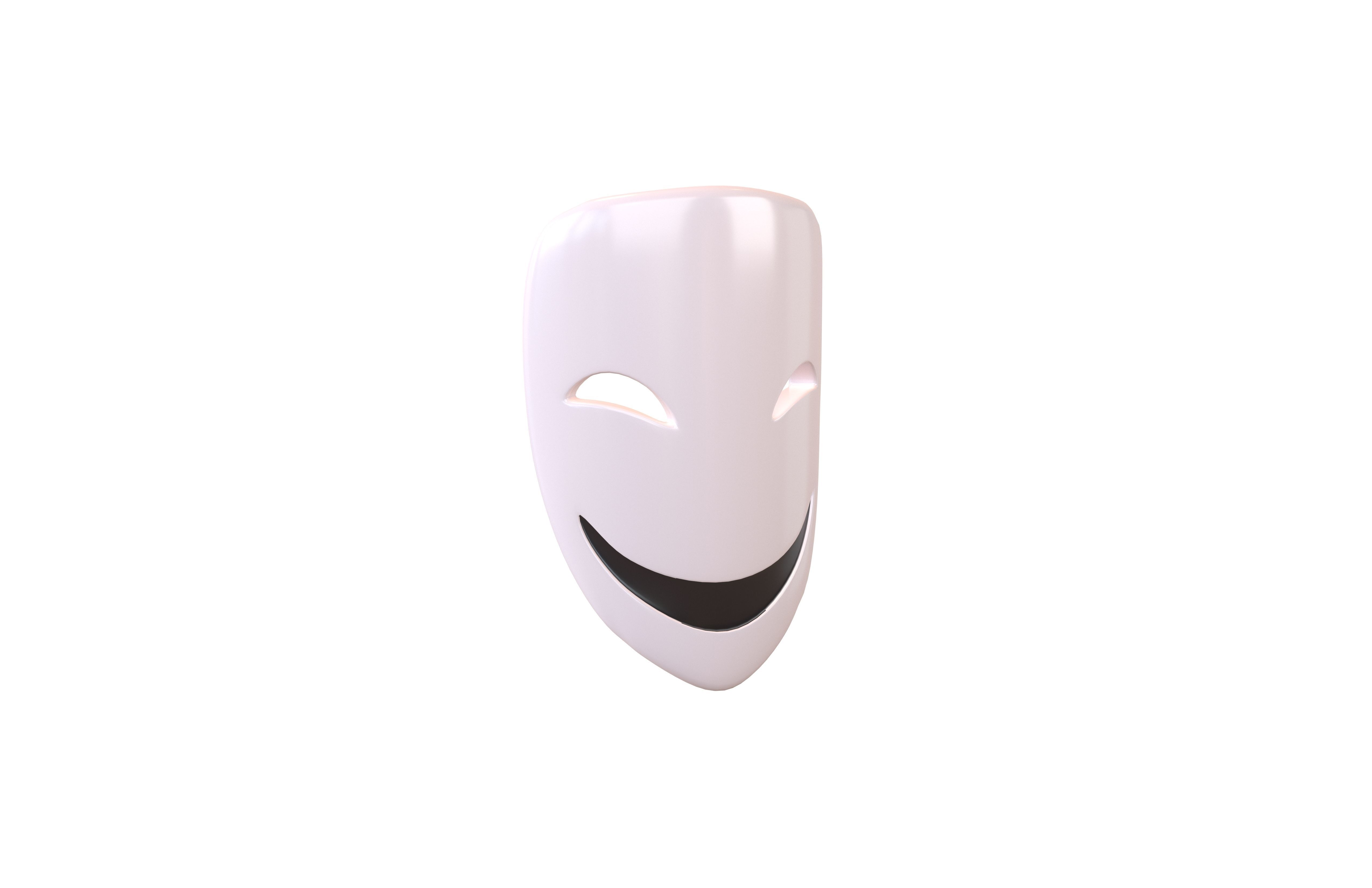 Anime Cosplay Mask v1 001 Low-poly 3D model_2