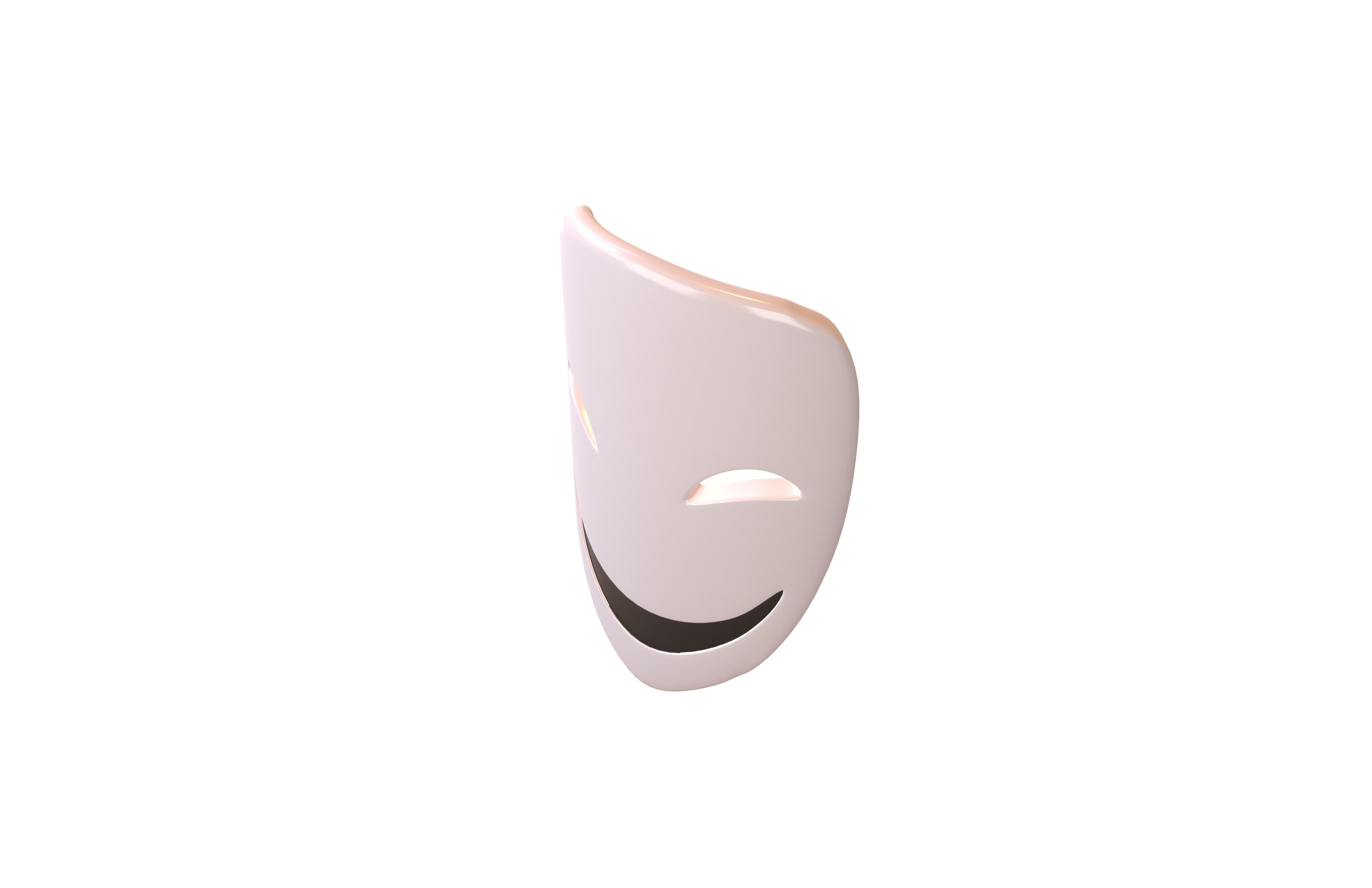 Anime Cosplay Mask v1 001 Low-poly 3D model_1