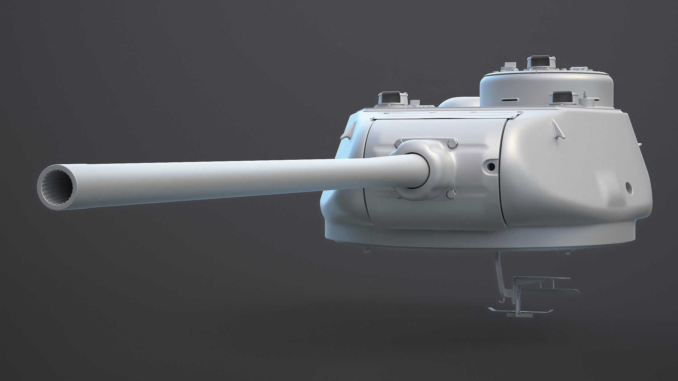 T-34-85 Turret High-Poly 3D model_13