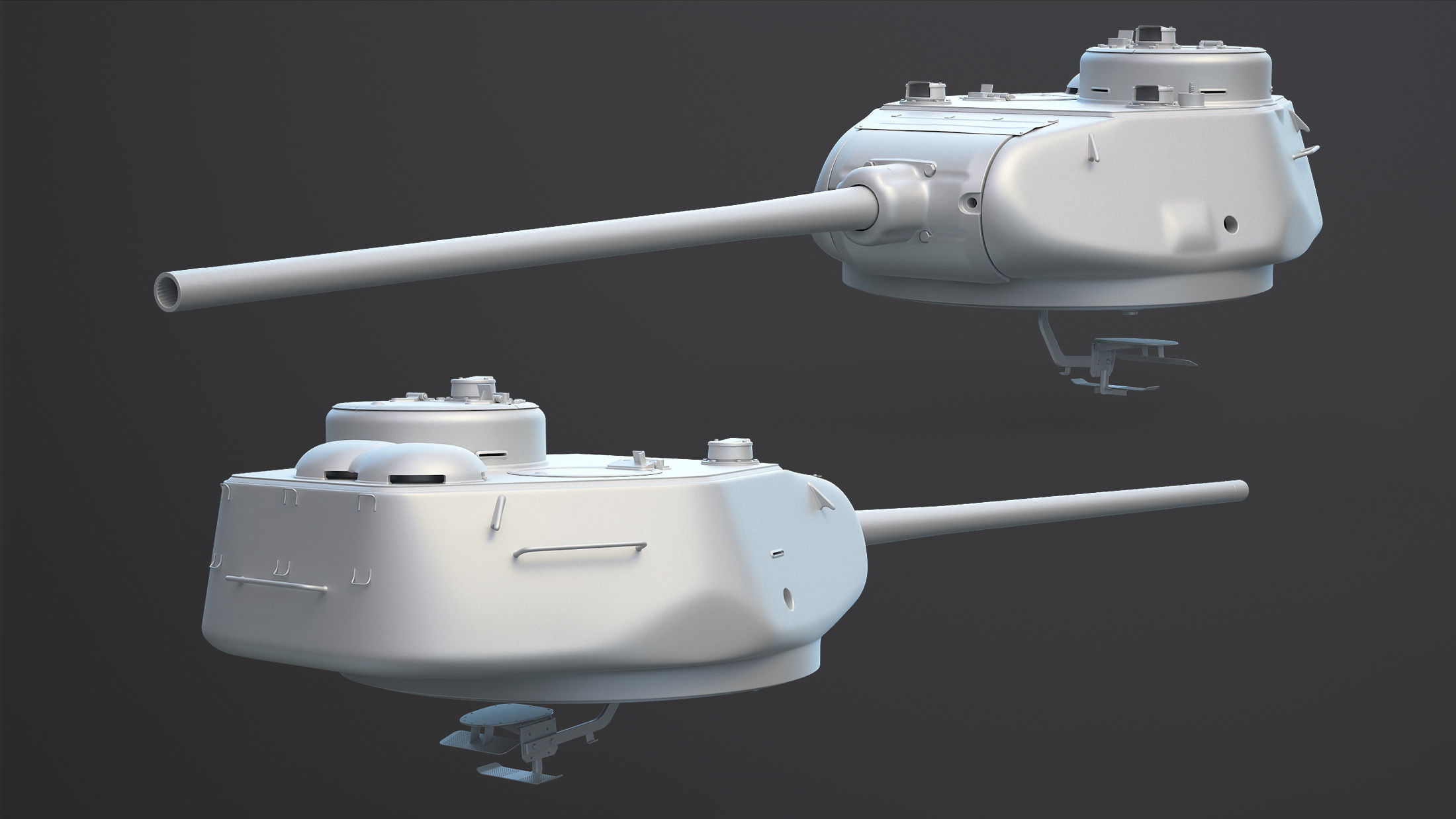 T-34-85 Turret High-Poly 3D model_2