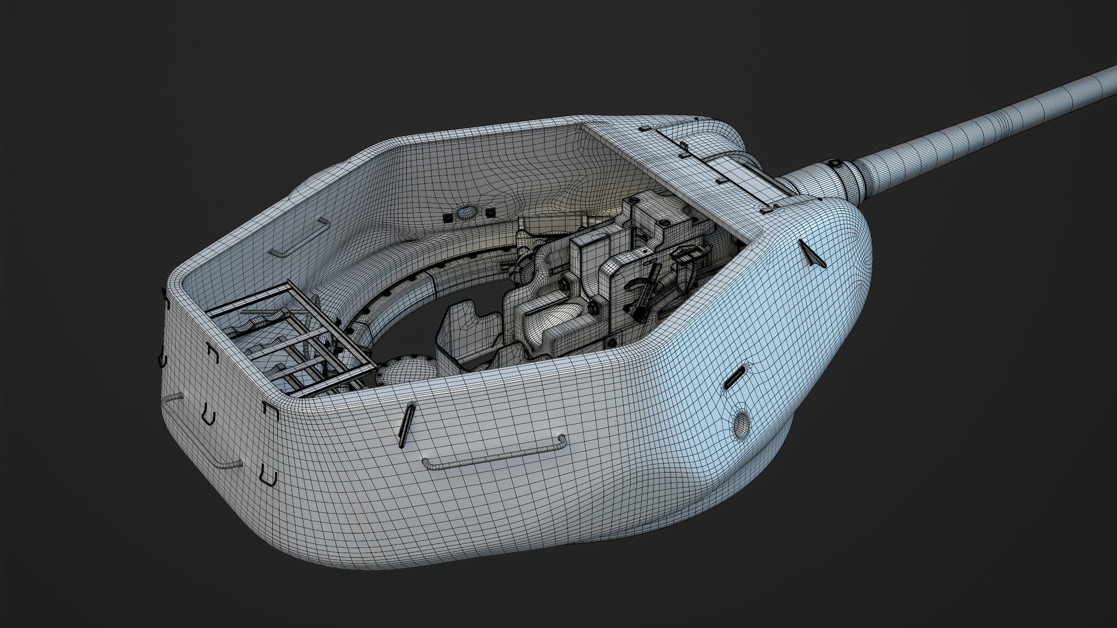T-34-85 Turret High-Poly 3D model_19
