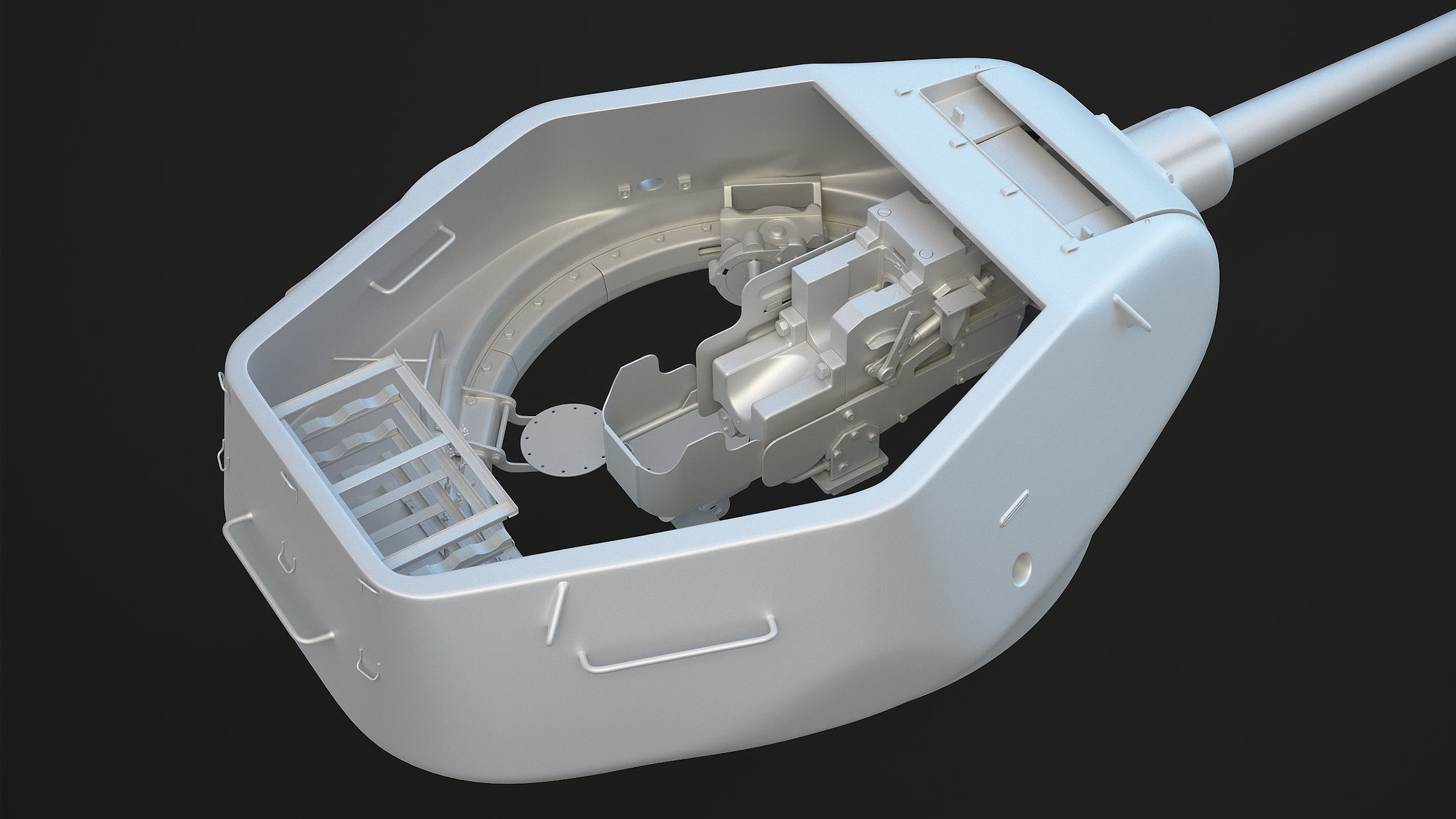 T-34-85 Turret High-Poly 3D model_8