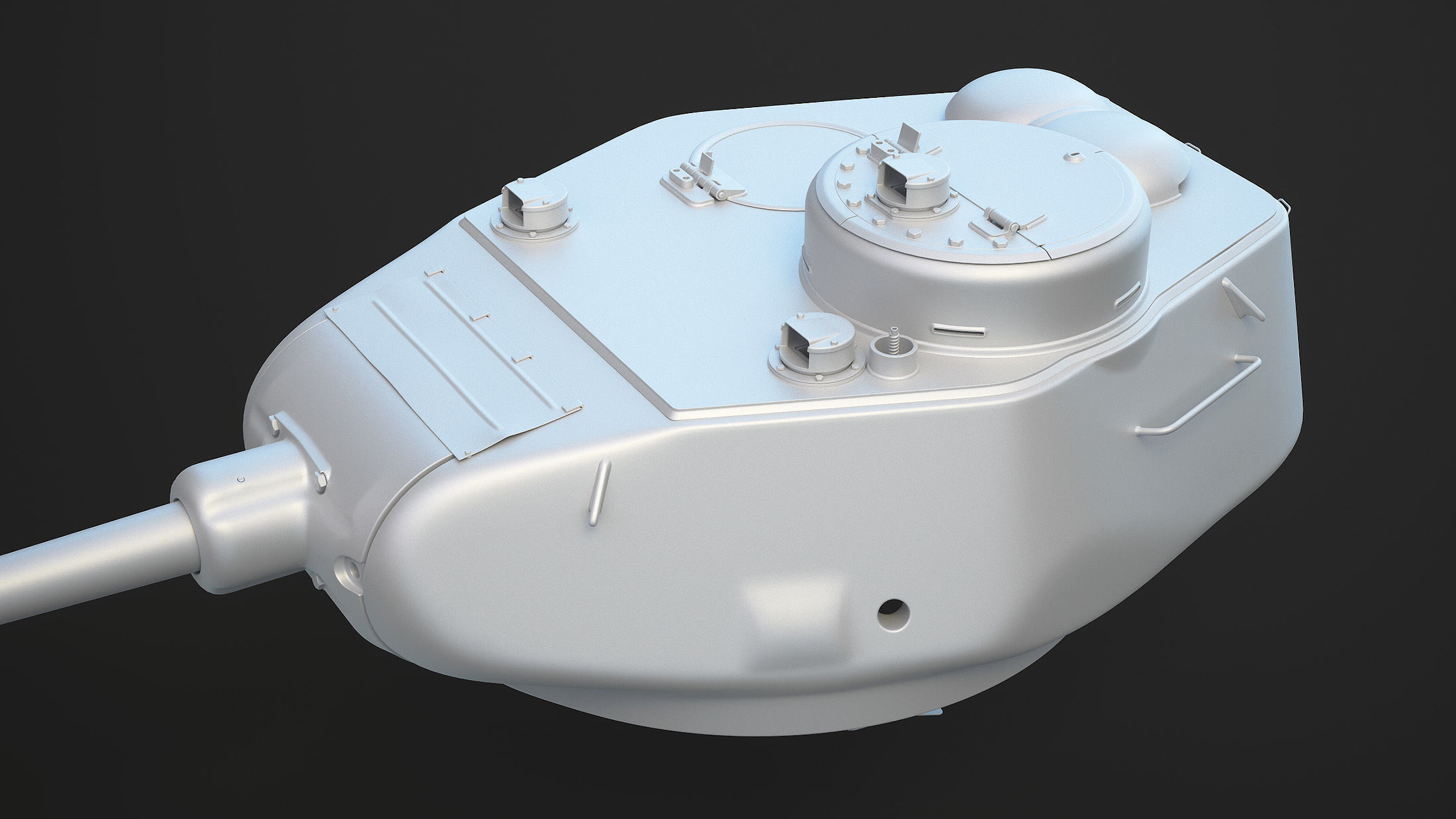 T-34-85 Turret High-Poly 3D model_4
