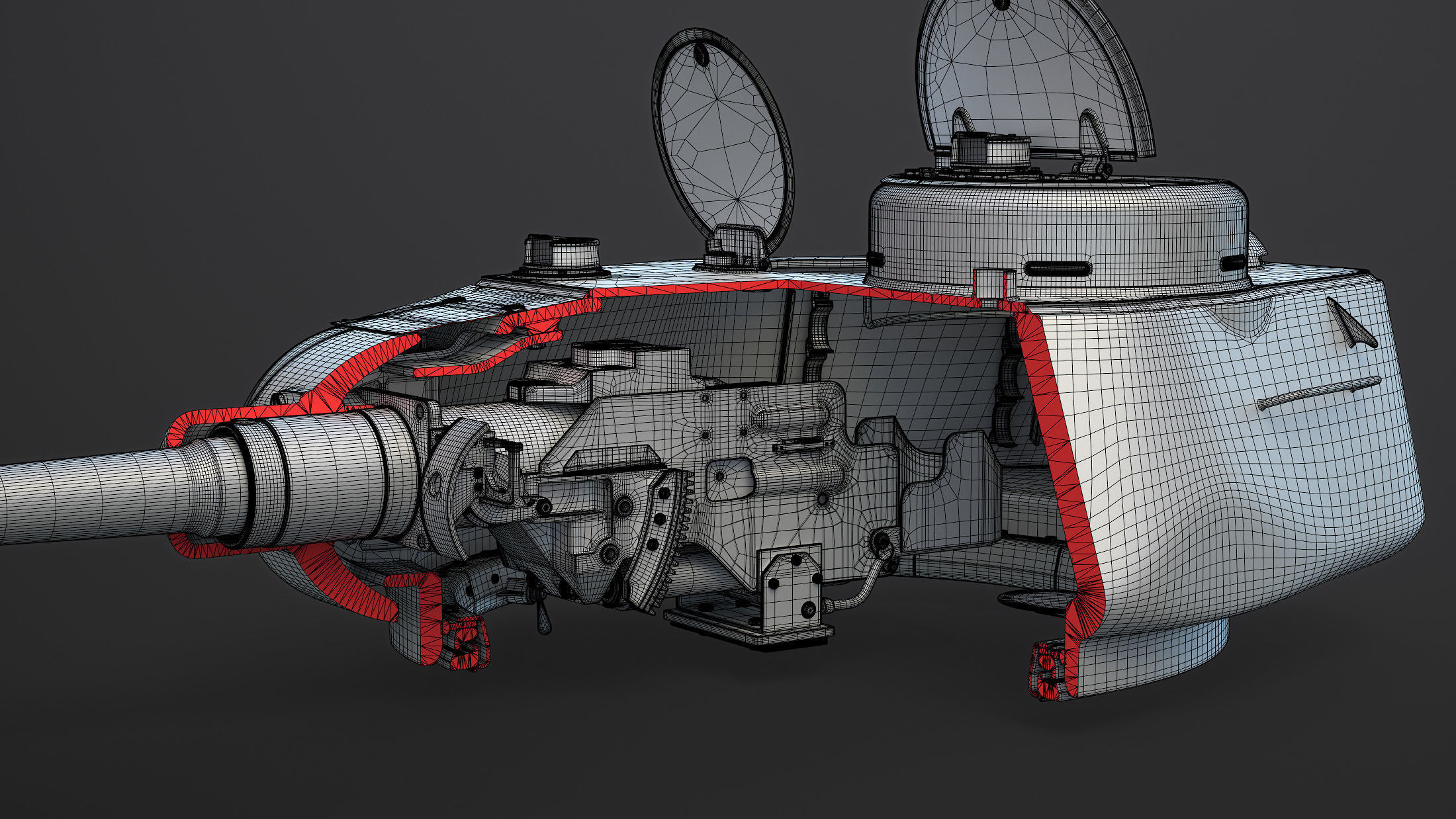 T-34-85 Turret High-Poly 3D model_16