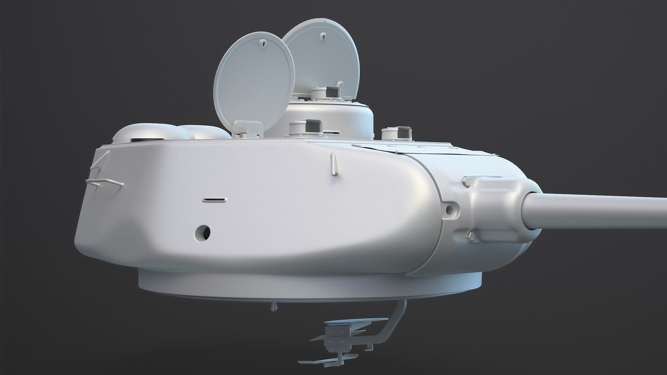 T-34-85 Turret High-Poly 3D model_9