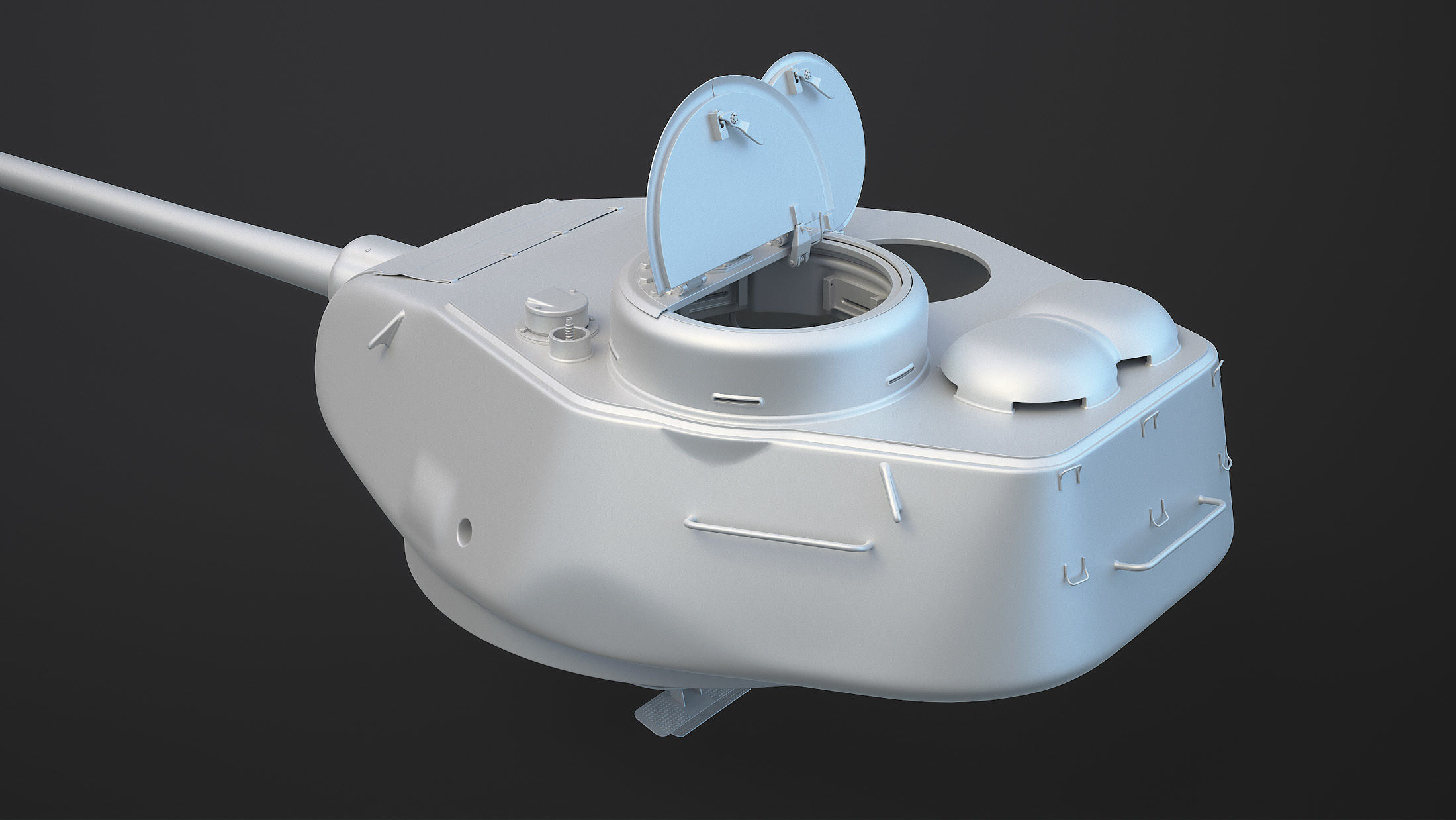 T-34-85 Turret High-Poly 3D model_5