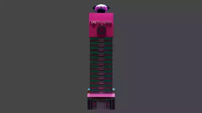 modern building 3D model