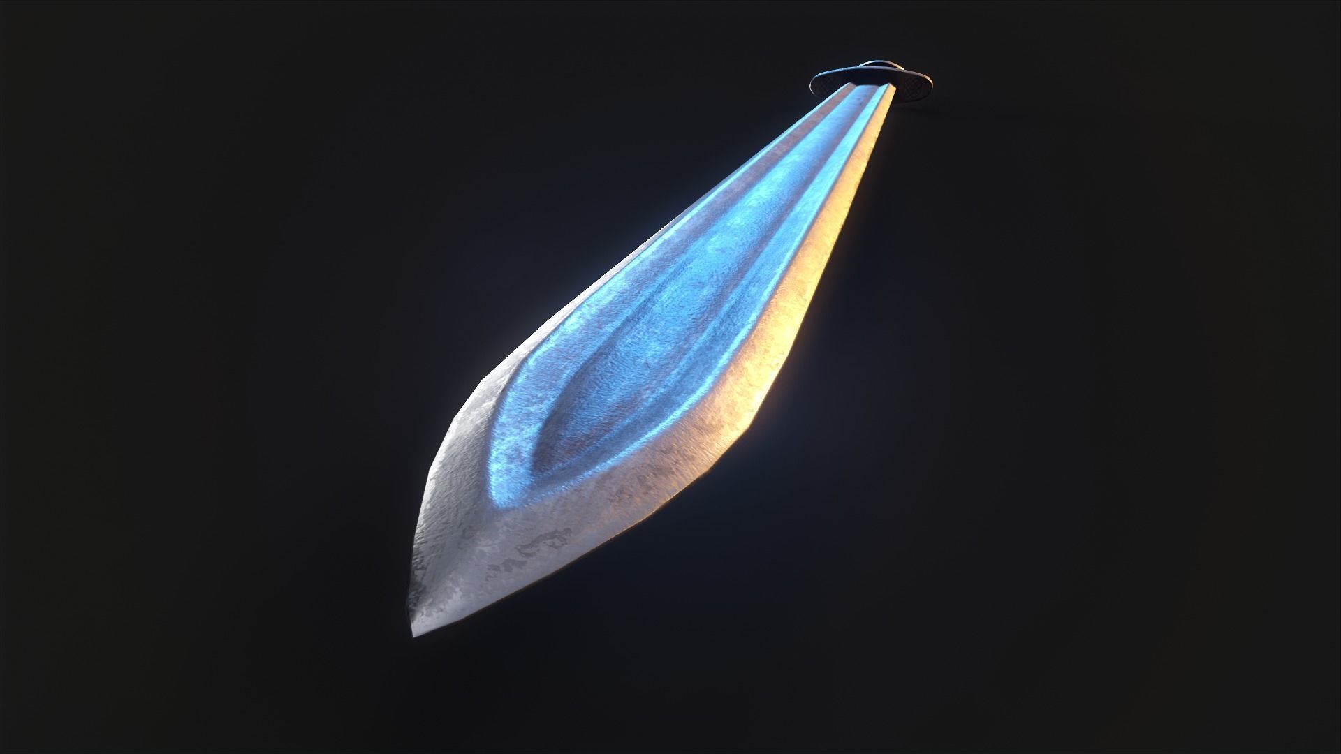 Viking Sword Low-poly 3D model_5