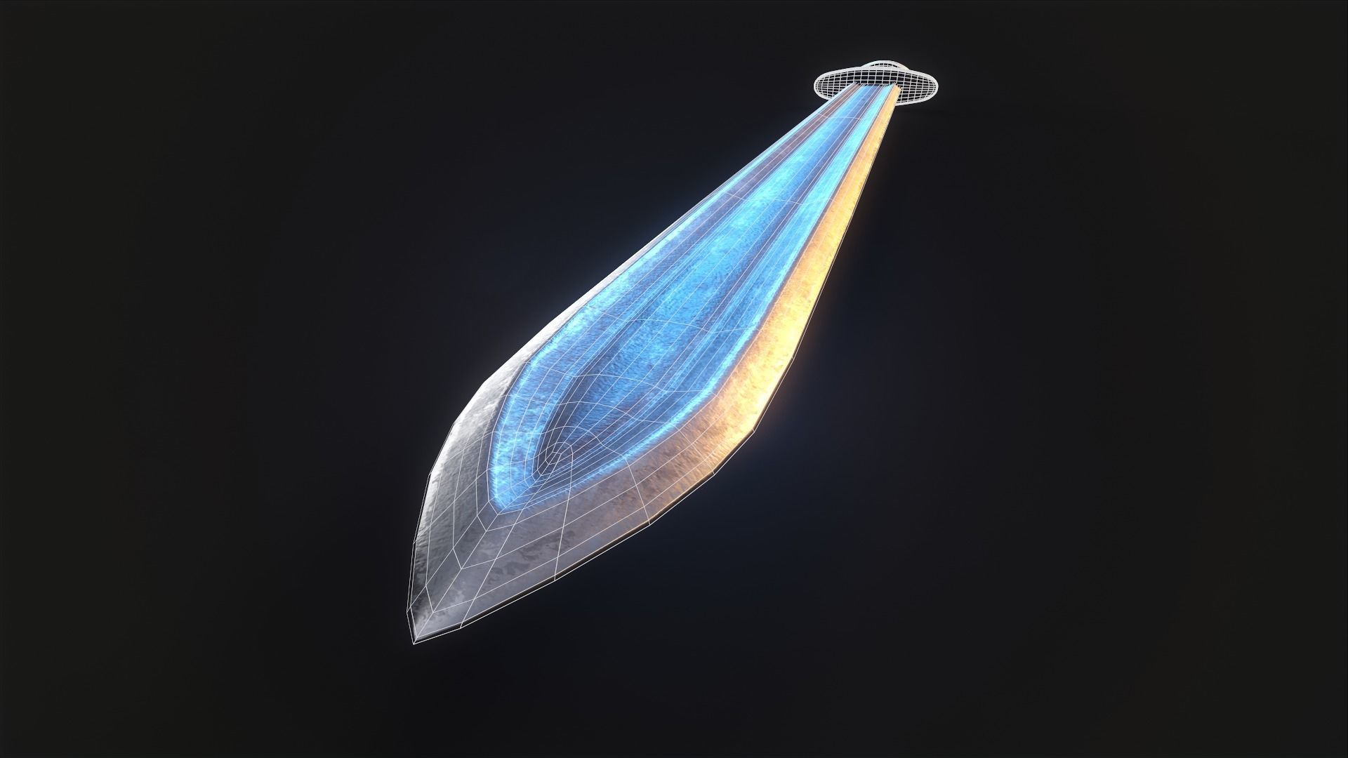 Viking Sword Low-poly 3D model_13