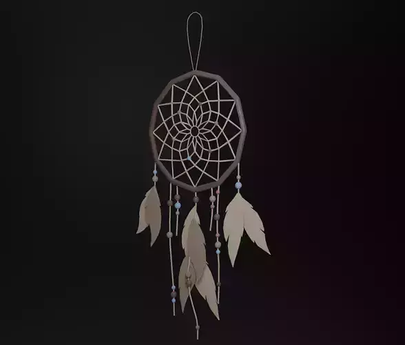 Dreamcatcher wooden stick with string