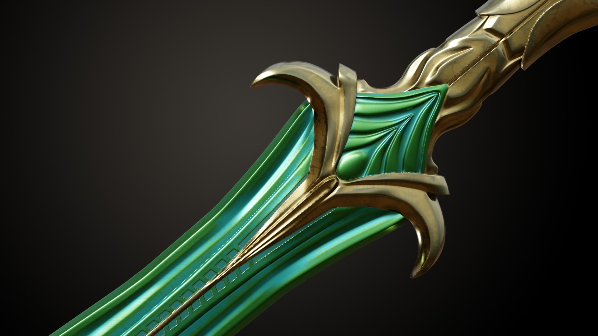 Skyrim Glass Dagger 3D print model_2