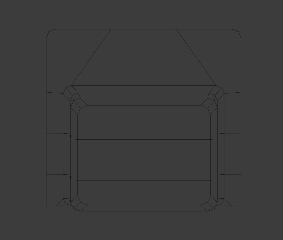 Television tv monitor Free low-poly 3D model_8