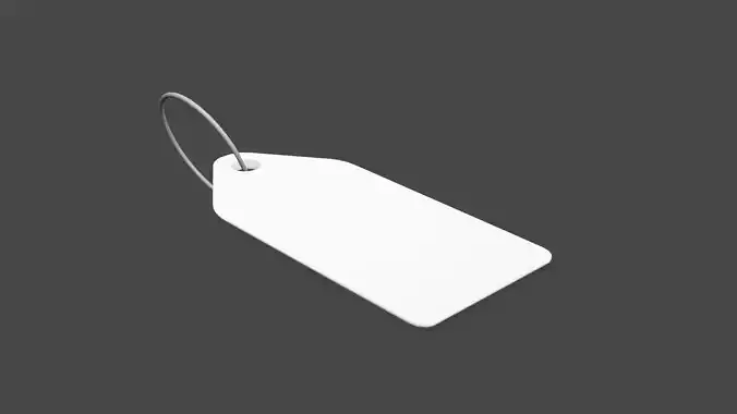 PriceTag tag Low-poly 3D model