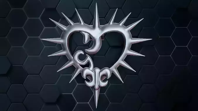 Heart Pendant 3D print model