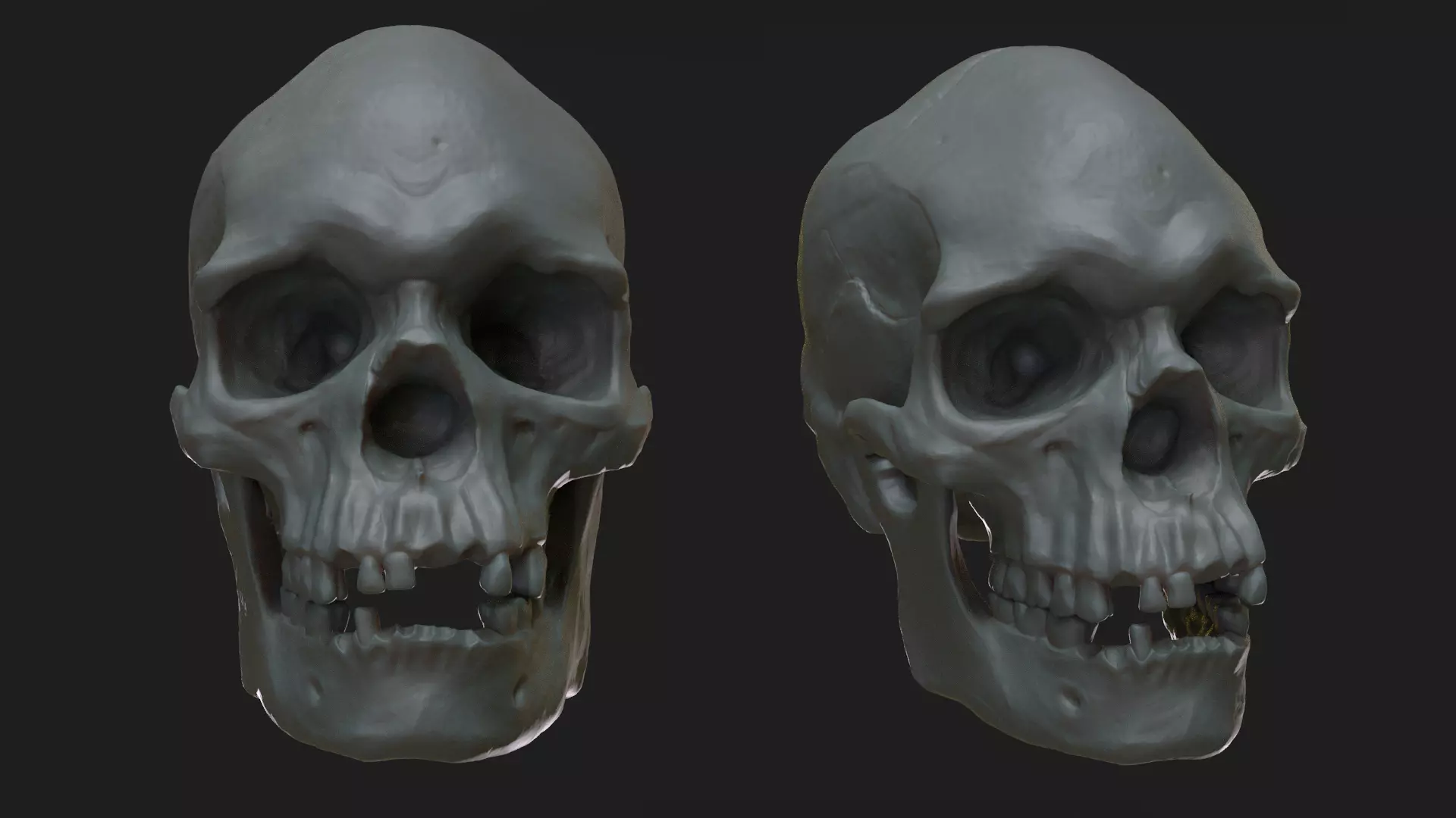 Male Aboriginal Australian Skull For 3D Printing 3D print model_0
