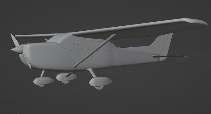 Cessna 172 SP Free 3D model