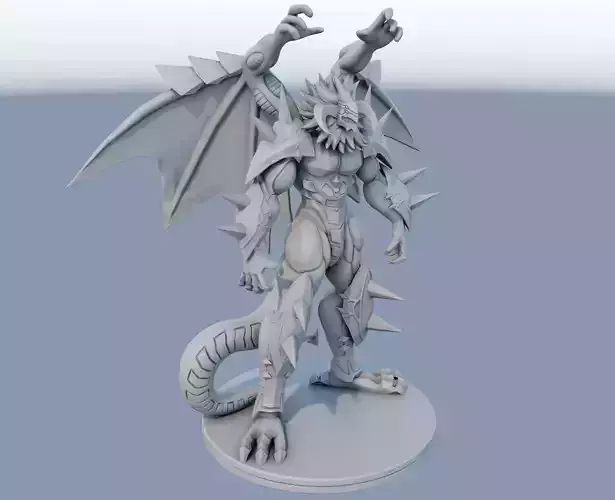 Red Dragon archfiend king calamity 3d print model