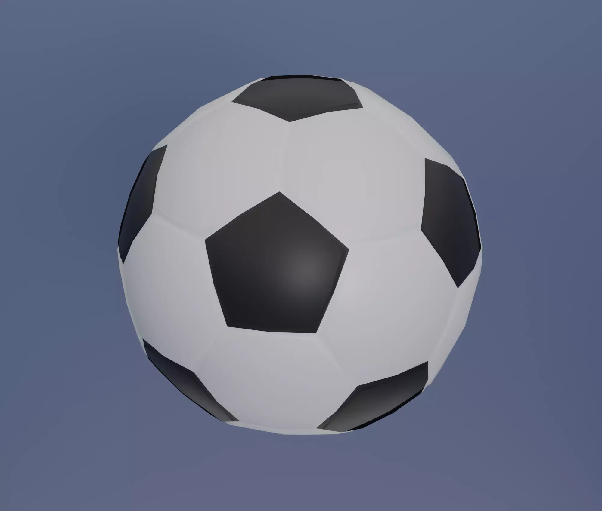 Soccer ball Free low-poly 3D model