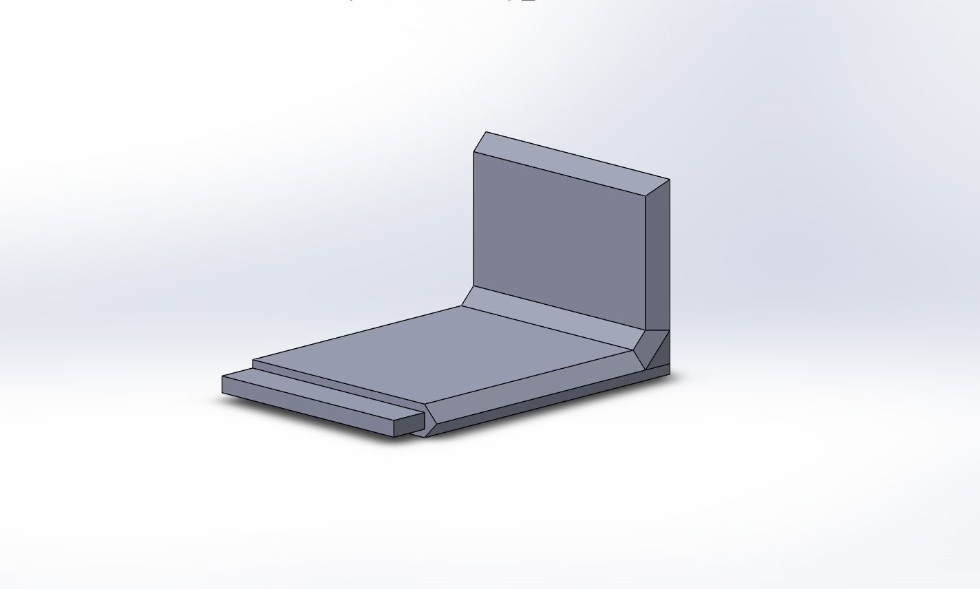 3D Printable Shelf - 400mm Long 3D print model_4