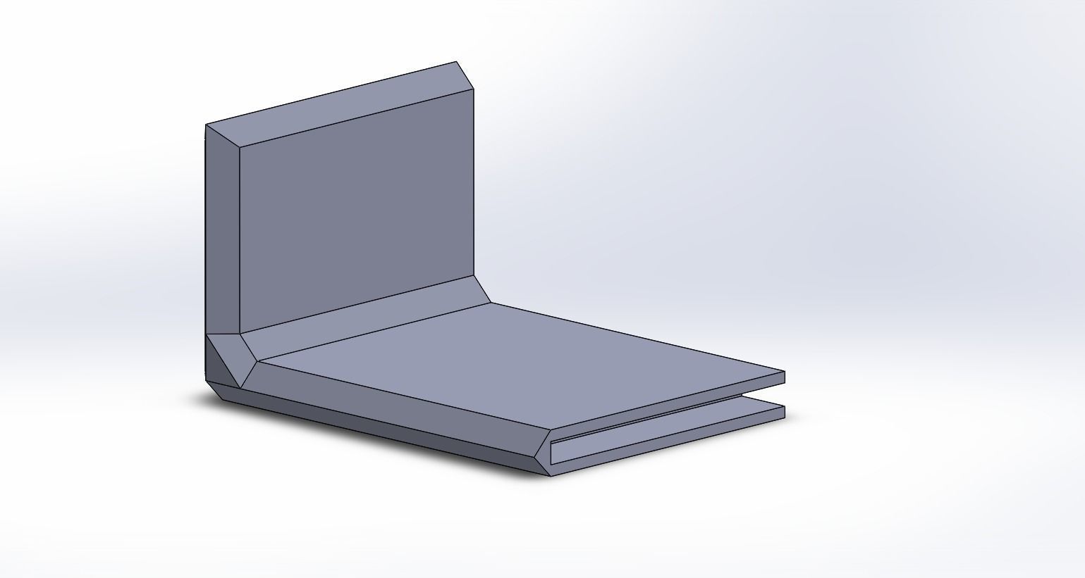 3D Printable Shelf - 400mm Long 3D print model_3