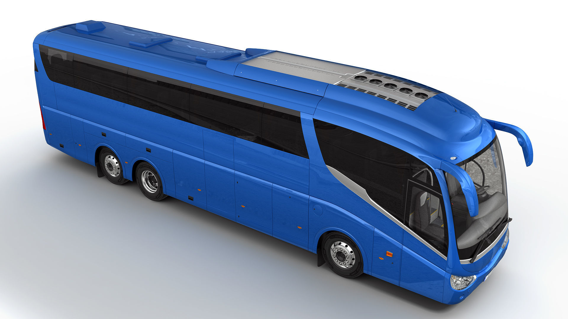 Generic Bus 6X2 3D model_3