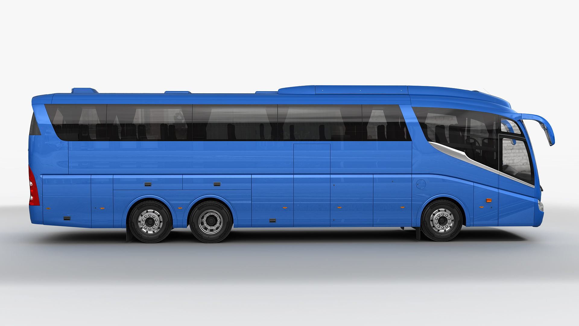 Generic Bus 6X2 3D model_8