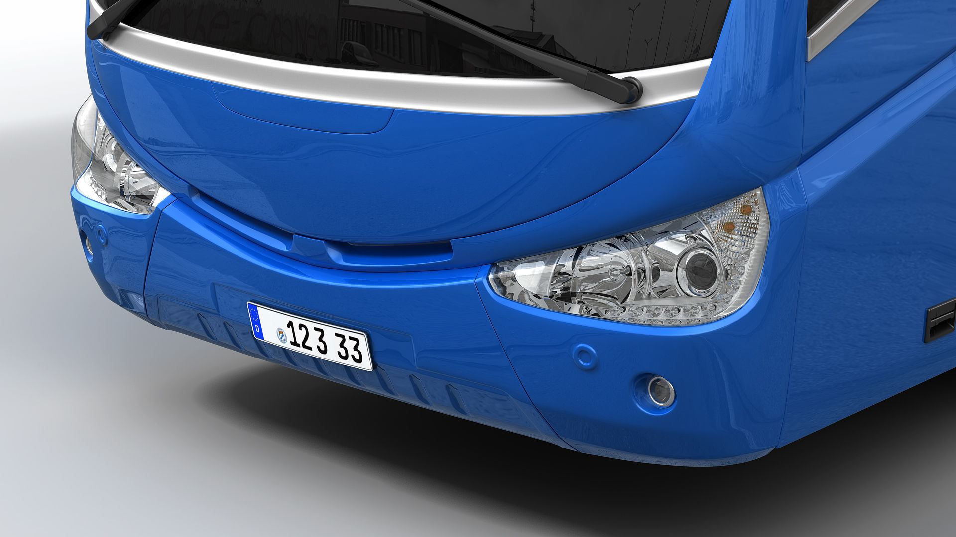 Generic Bus 6X2 3D model_6