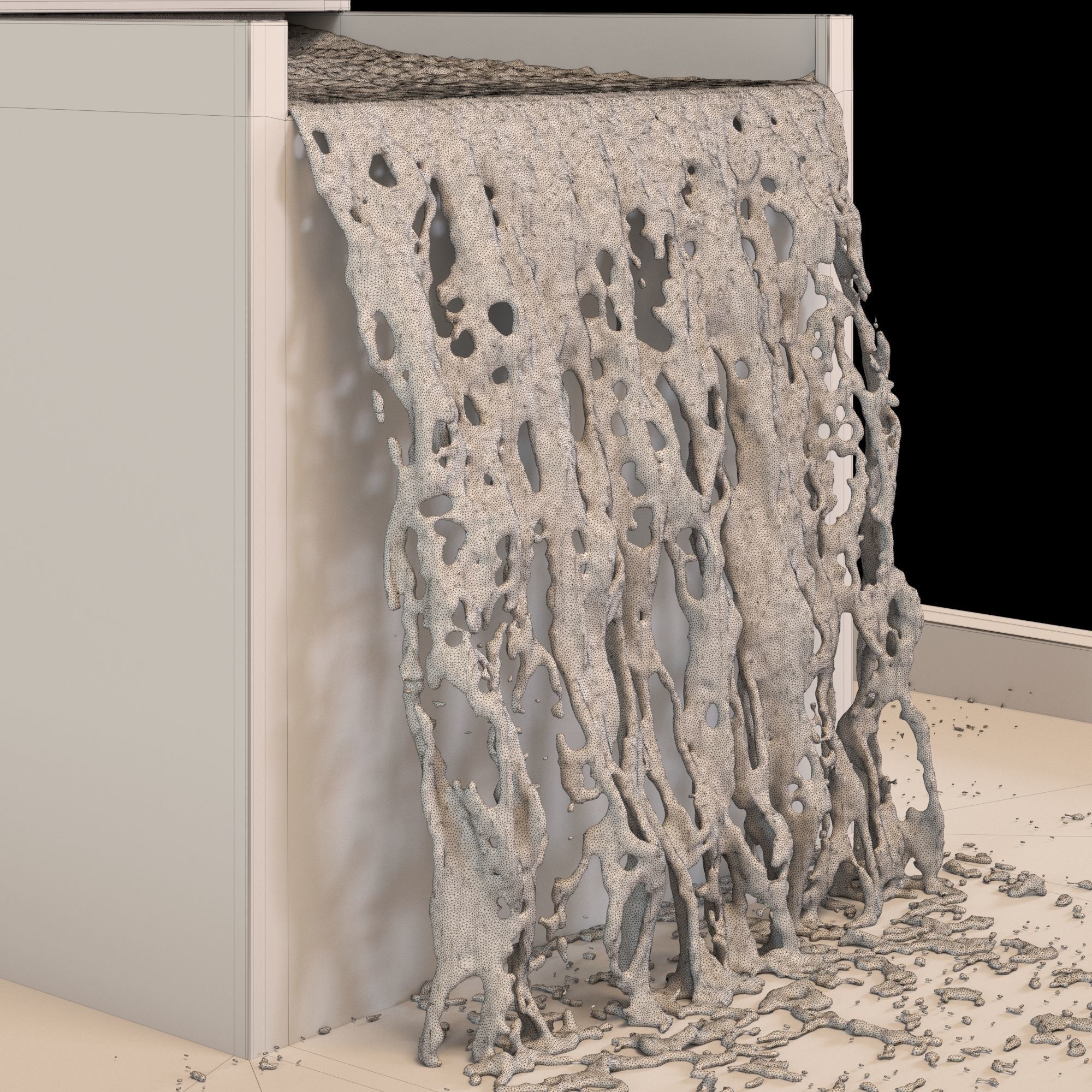 Garden Fountain 3D model_1