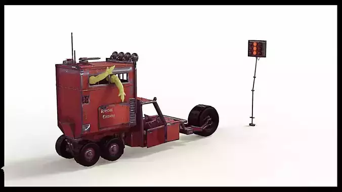 Special convoy 3D model