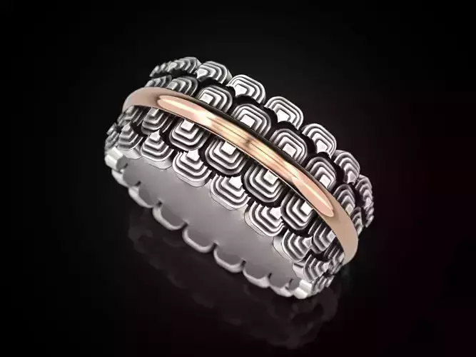 Japanese pattern ring 2