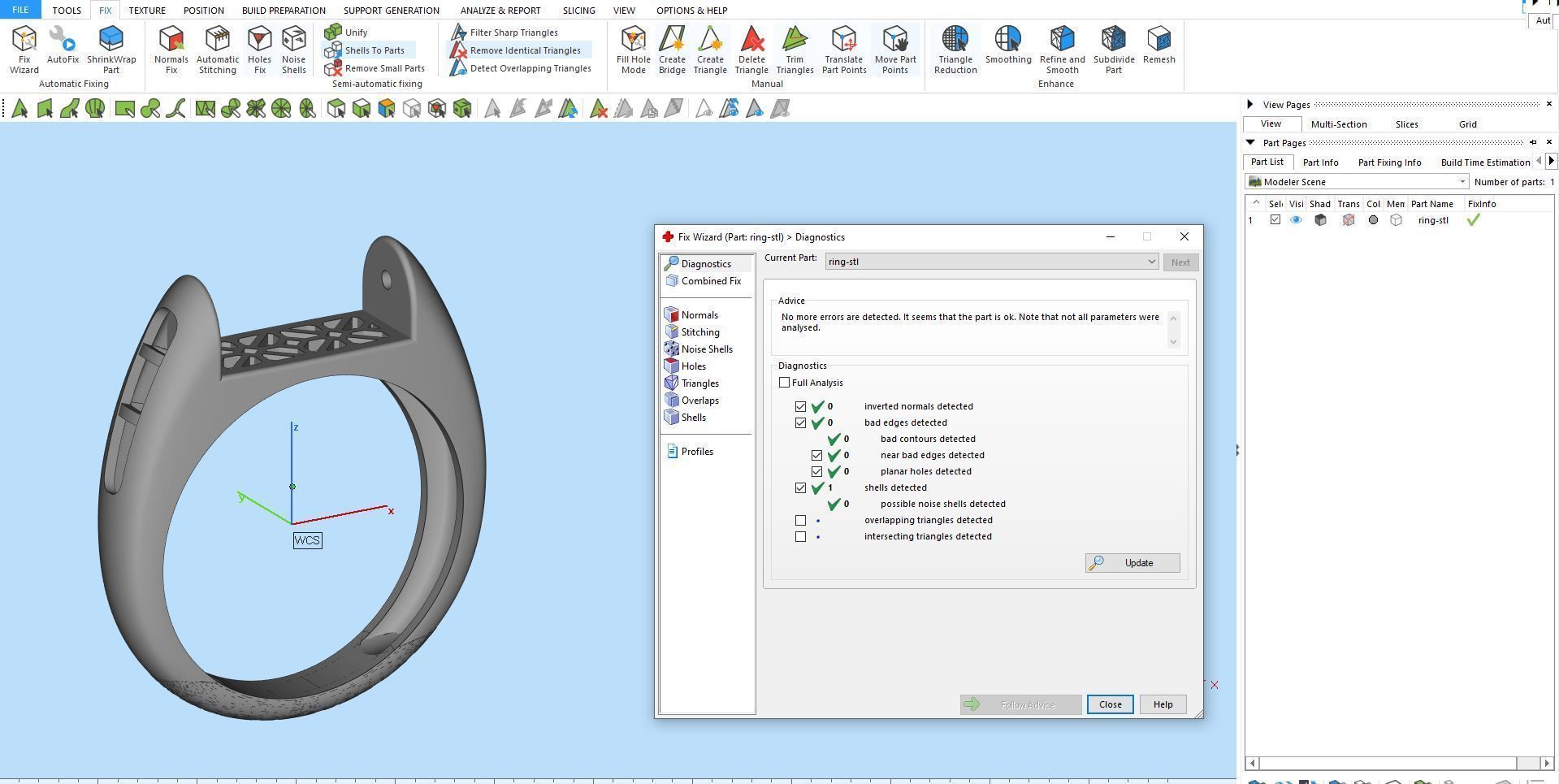 Diamond ring Moving 3D print model_16