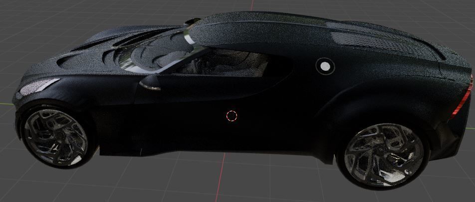 Bugatti La Voiture Noire Free low-poly 3D model_2