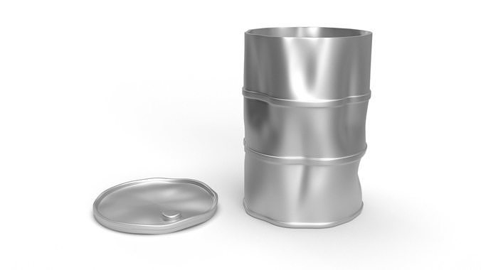 Crumpled barrel and take cover scale 1-12 3D print model