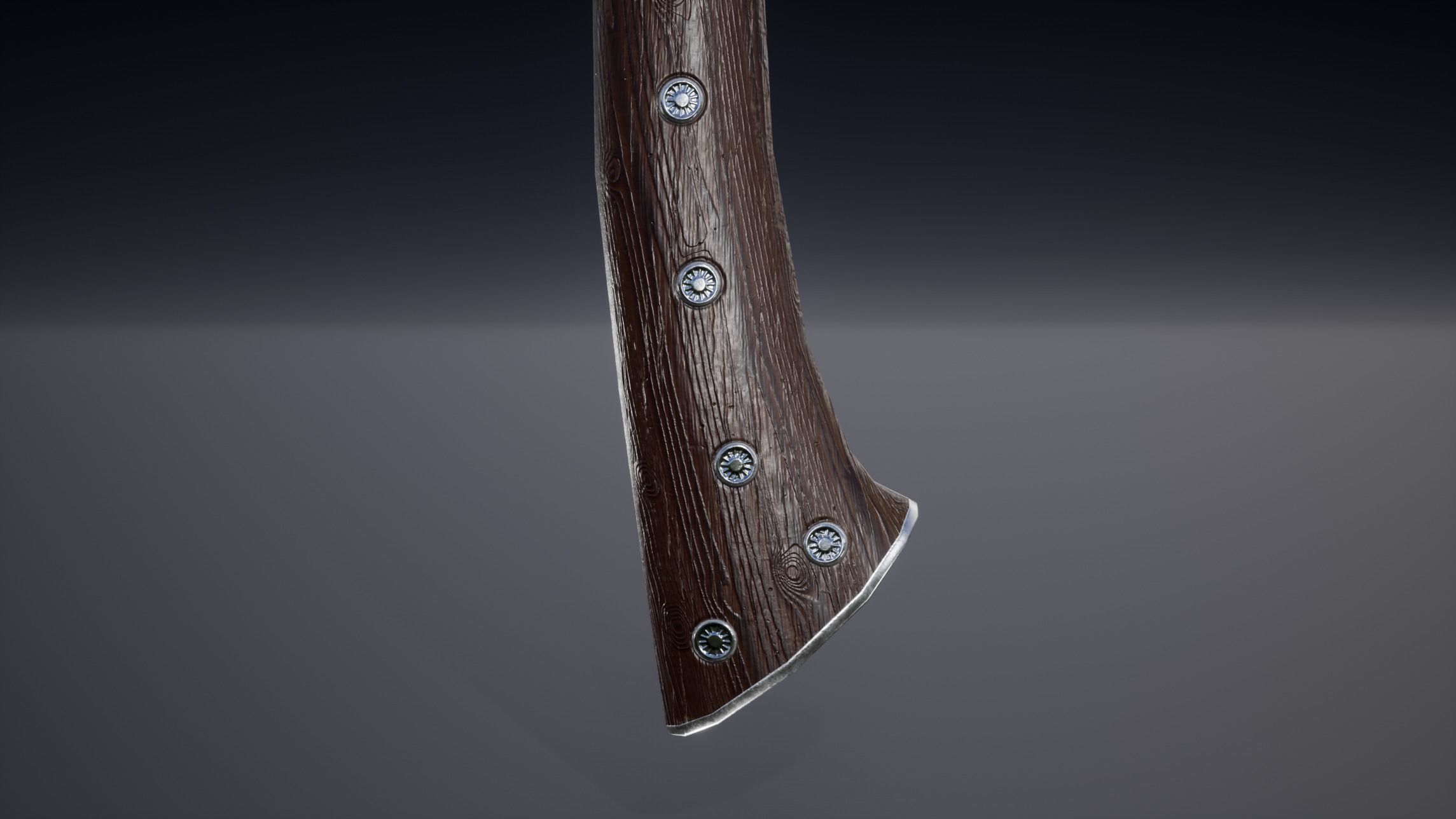 Axe Type 1 Low-poly 3D model_2