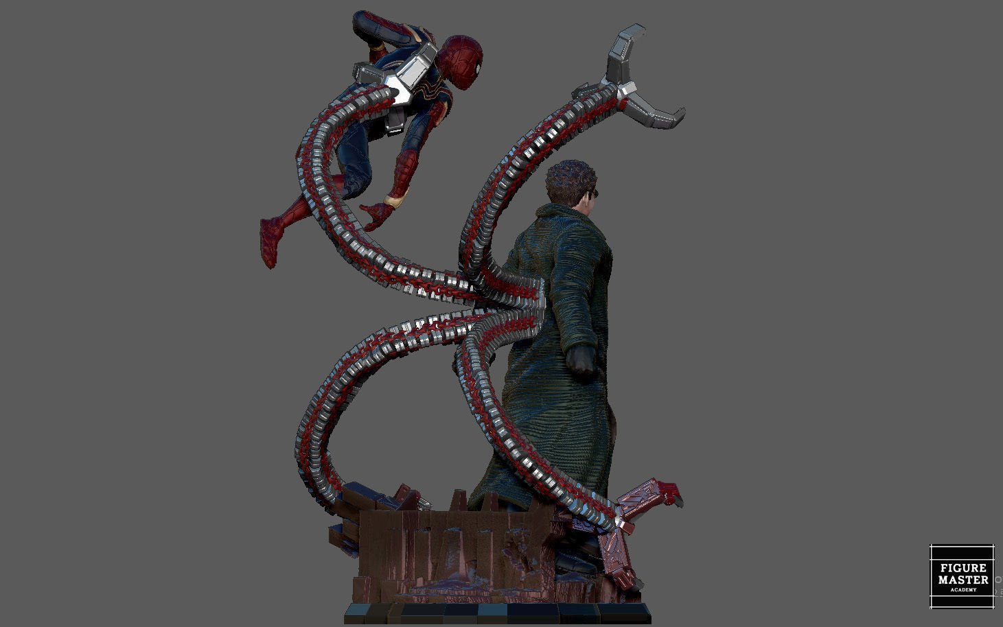 DOCTOR OCTOPUS IRON SPIDER SPIDERMAN NO WAY HOME MCU DOC OCK 3D print model_14