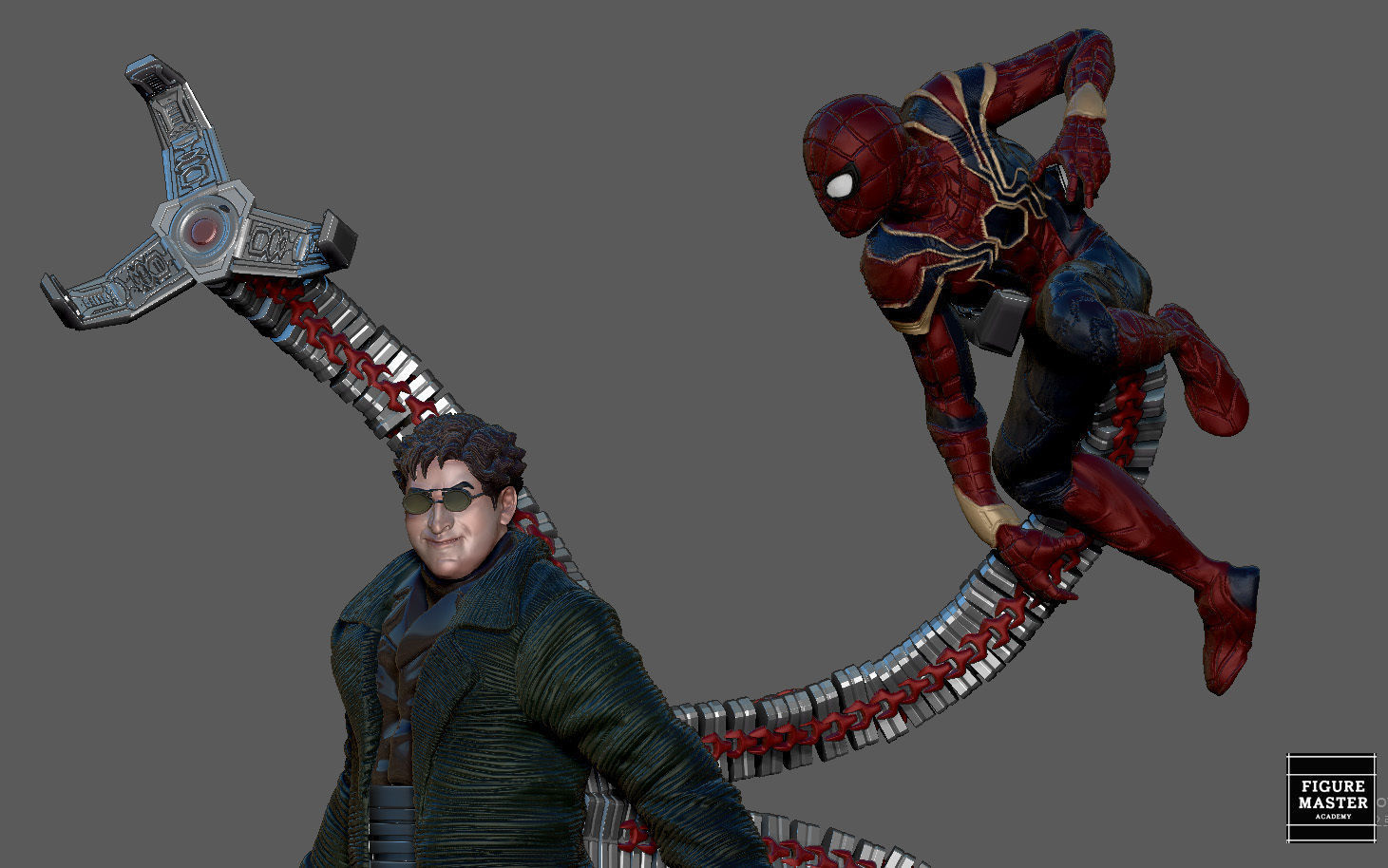 DOCTOR OCTOPUS IRON SPIDER SPIDERMAN NO WAY HOME MCU DOC OCK 3D print model_10