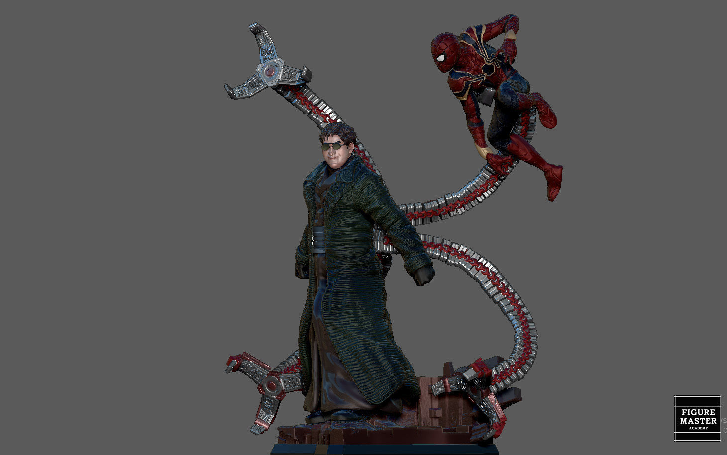 DOCTOR OCTOPUS IRON SPIDER SPIDERMAN NO WAY HOME MCU DOC OCK 3D print model_2