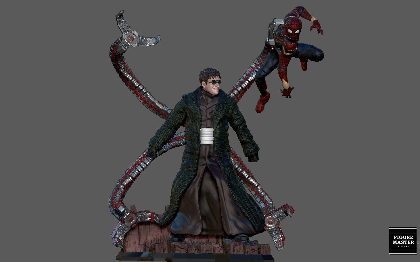 DOCTOR OCTOPUS IRON SPIDER SPIDERMAN NO WAY HOME MCU DOC OCK 3D print model_3