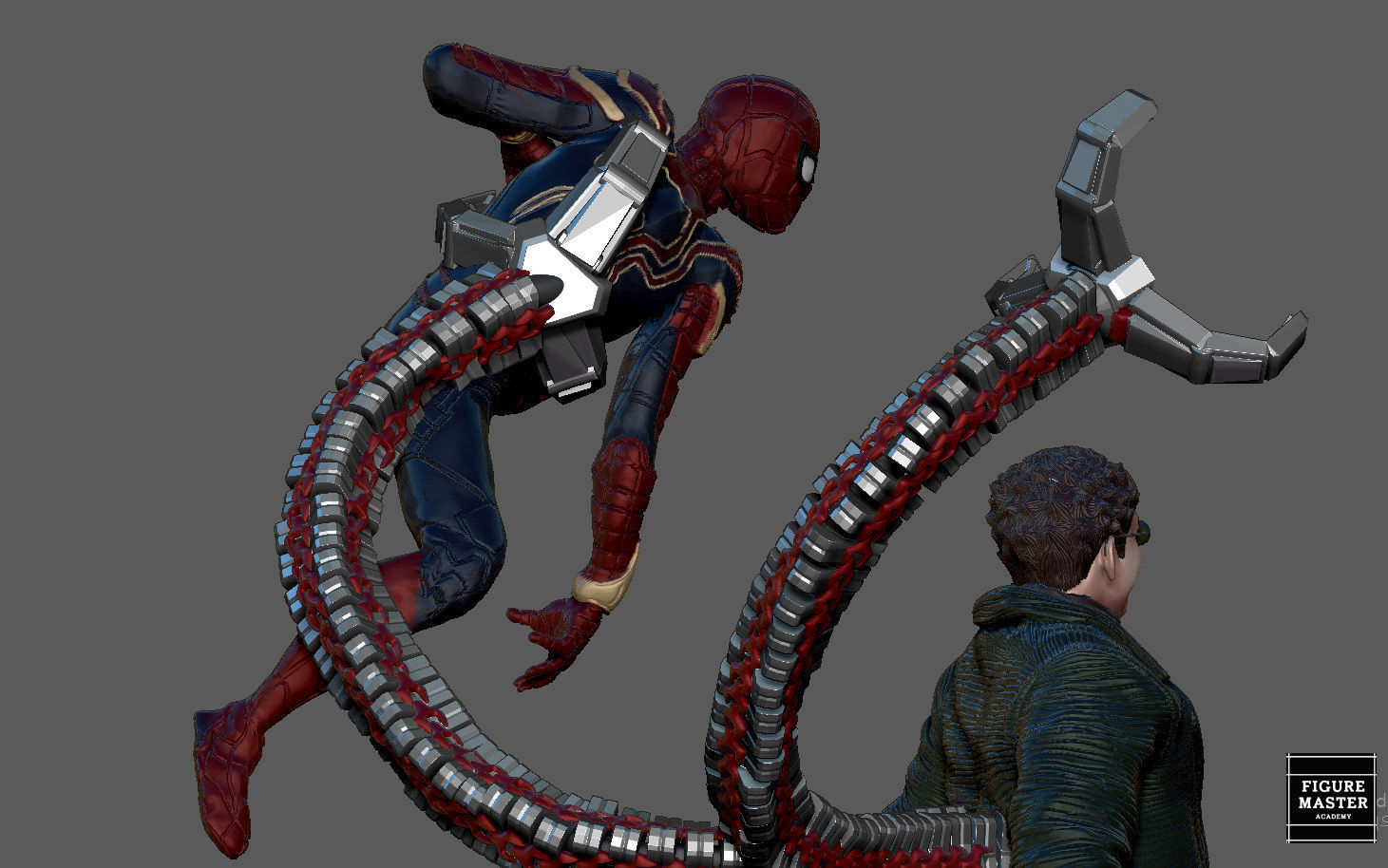 DOCTOR OCTOPUS IRON SPIDER SPIDERMAN NO WAY HOME MCU DOC OCK 3D print model_18