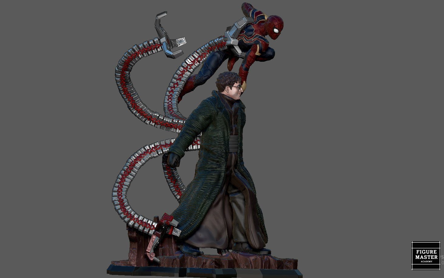 DOCTOR OCTOPUS IRON SPIDER SPIDERMAN NO WAY HOME MCU DOC OCK 3D print model_8