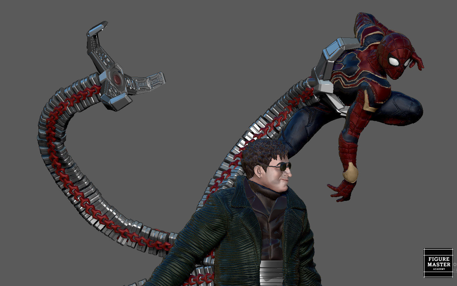 DOCTOR OCTOPUS IRON SPIDER SPIDERMAN NO WAY HOME MCU DOC OCK 3D print model_5