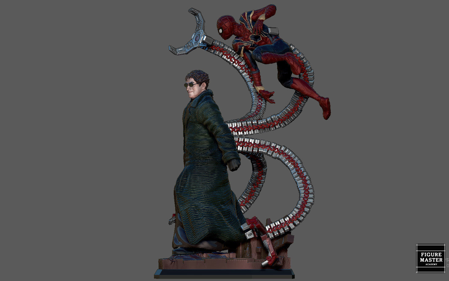 DOCTOR OCTOPUS IRON SPIDER SPIDERMAN NO WAY HOME MCU DOC OCK 3D print model_11