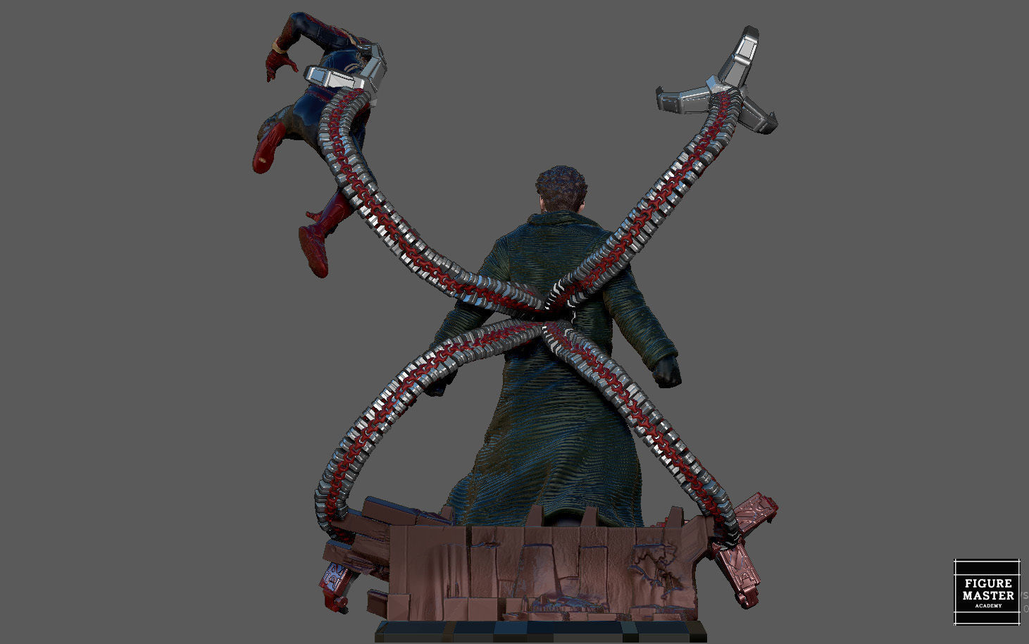 DOCTOR OCTOPUS IRON SPIDER SPIDERMAN NO WAY HOME MCU DOC OCK 3D print model_4