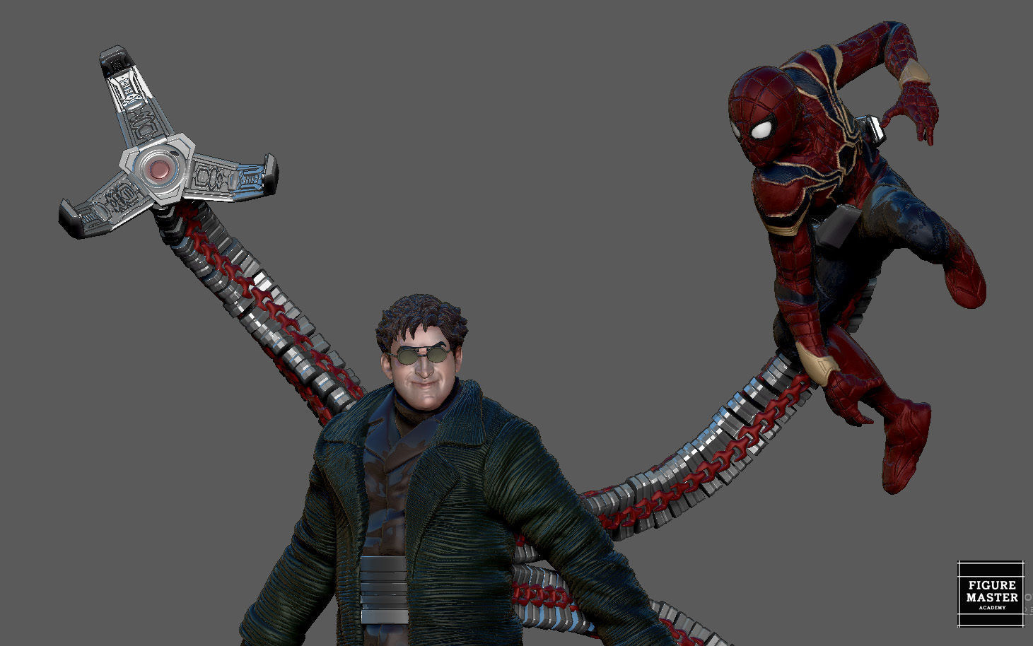 DOCTOR OCTOPUS IRON SPIDER SPIDERMAN NO WAY HOME MCU DOC OCK 3D print model_6