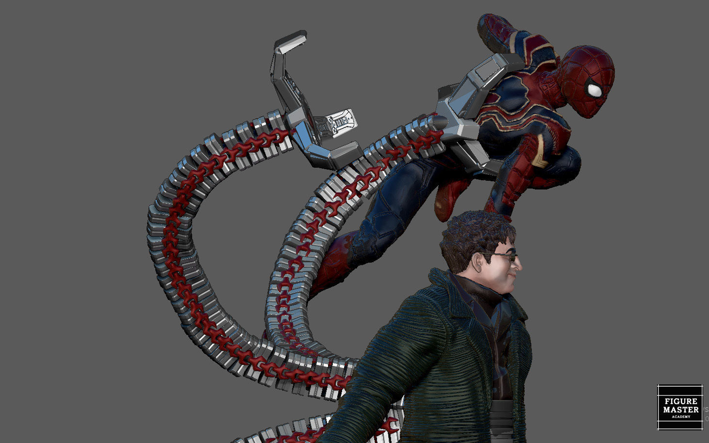 DOCTOR OCTOPUS IRON SPIDER SPIDERMAN NO WAY HOME MCU DOC OCK 3D print model_12