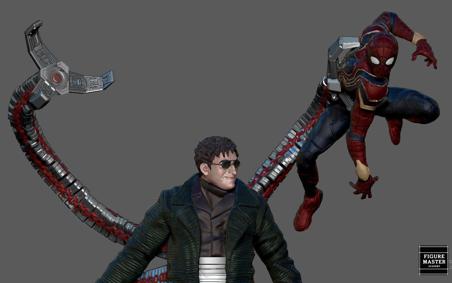DOCTOR OCTOPUS IRON SPIDER SPIDERMAN NO WAY HOME MCU DOC OCK 3D print model_7