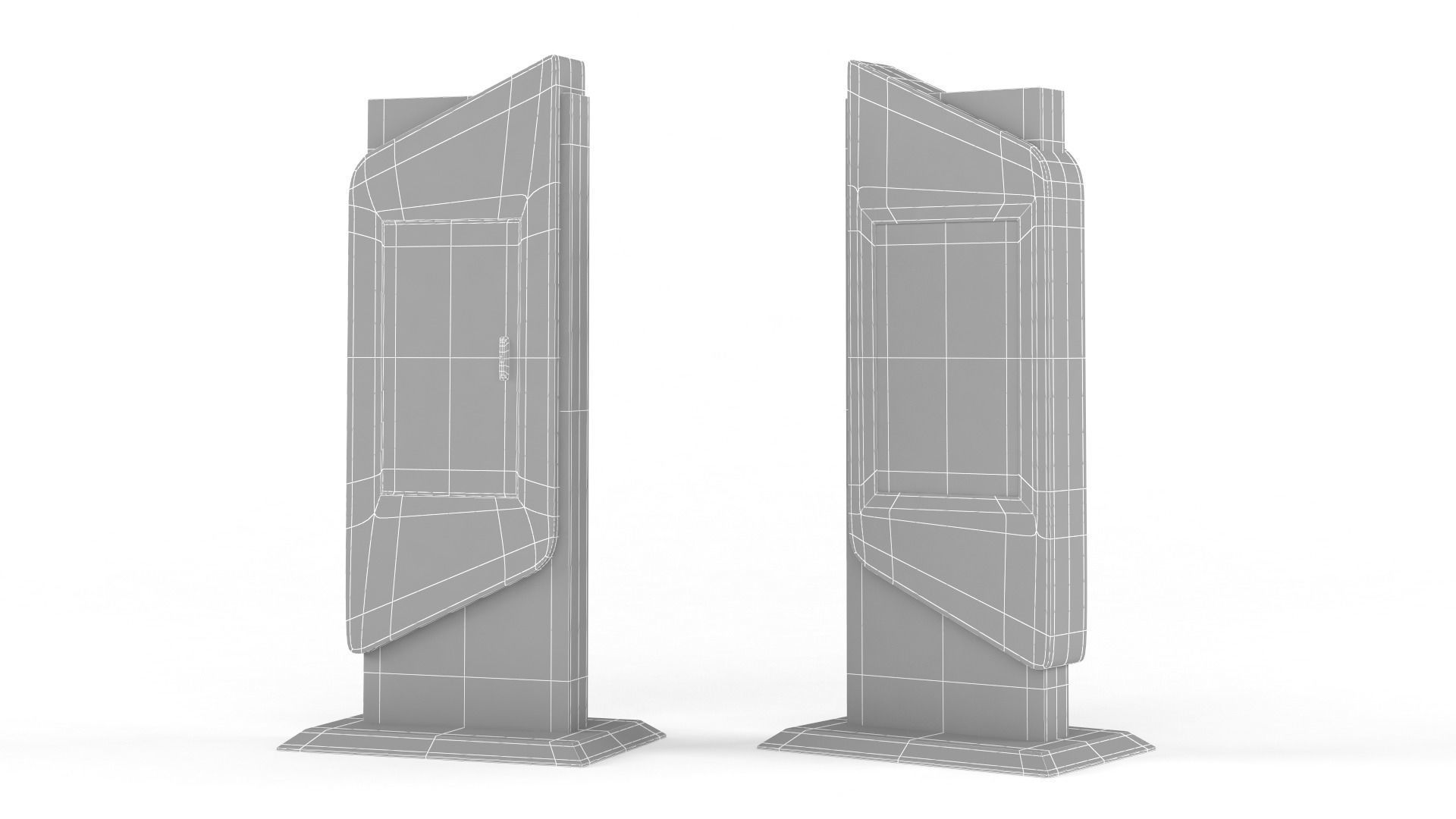 Information Kiosk 3D model_6