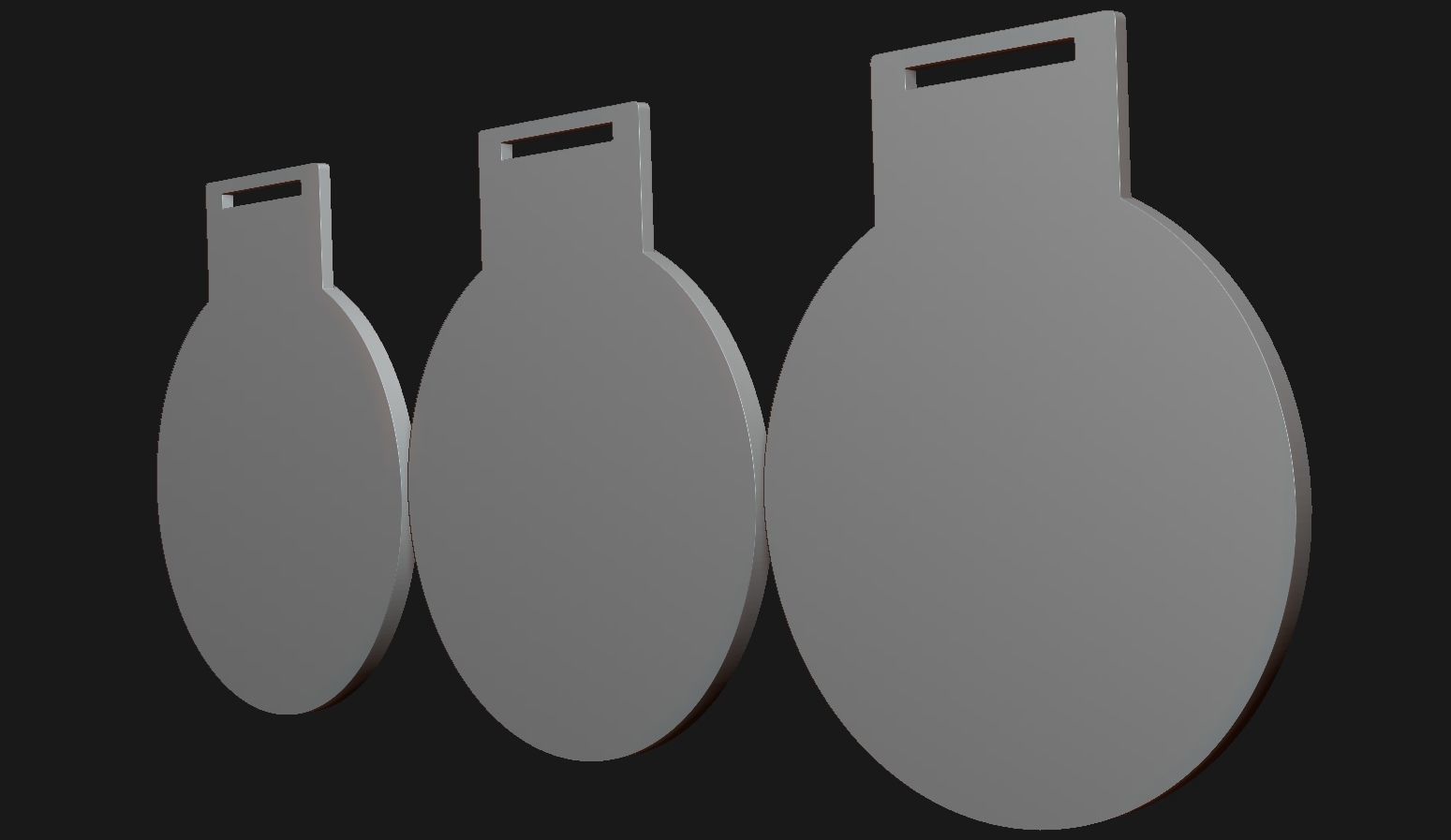 Award Medal 1-2-3 3D print model_8