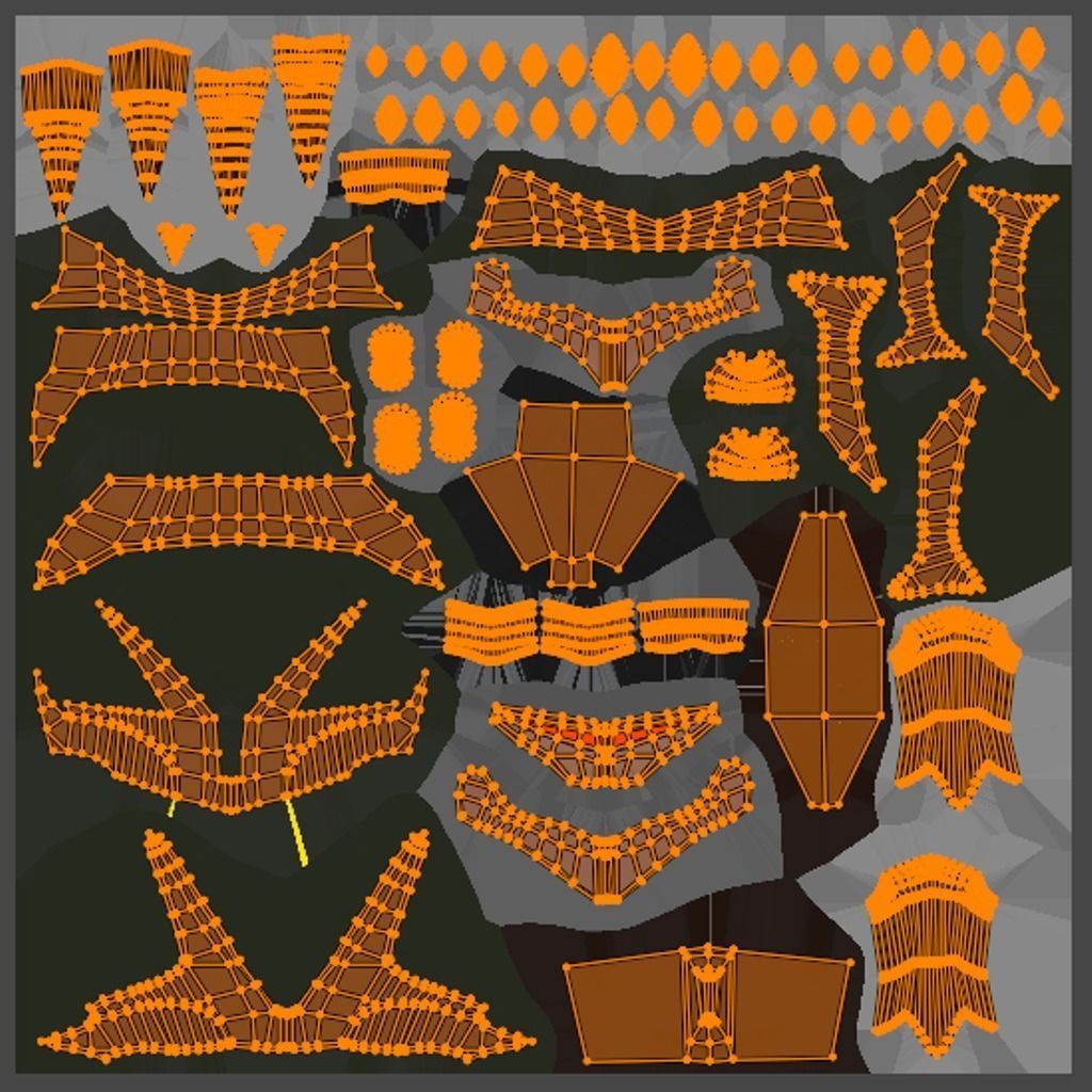 Insecticon Transformers Prime Character Rig Low-poly 3D model_20